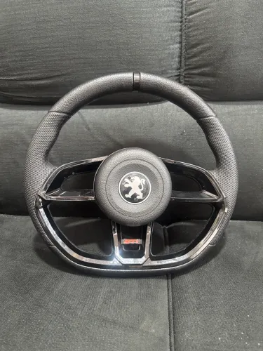 Volante Esportivo Gti Preto Para Peugeot 206 Ano 2008
