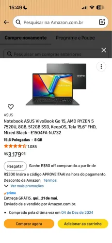 Notebook ASUS
