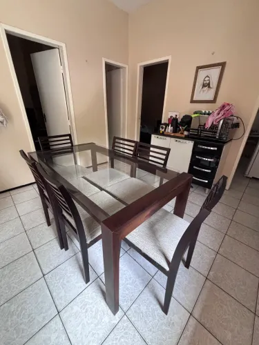 Mesa madeira 6 lugares 