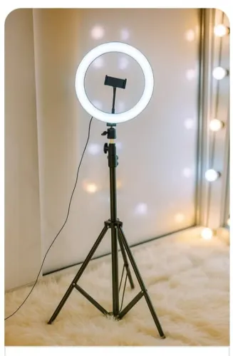 Suporte de iluminação e celular 