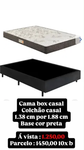 Cama box casal novo colchobel entrego