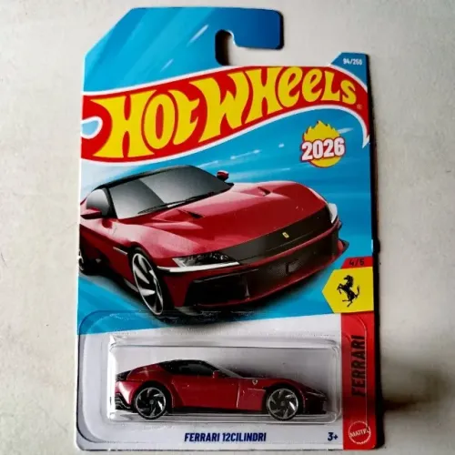Hot Wheels Ferrari 12cilindri Lote D 2026 Vermelho
