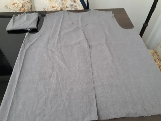Casaco Ou Colete Plus Size Alfaiataria Inacabado