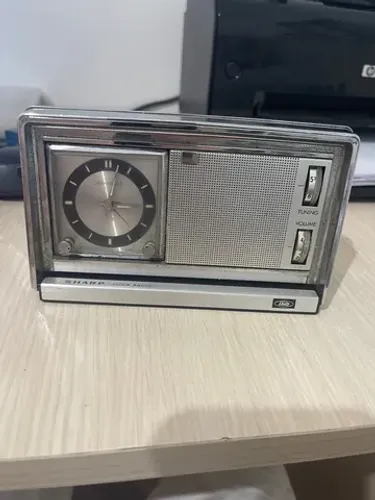 Rádio Relógio Anos 60 decoração