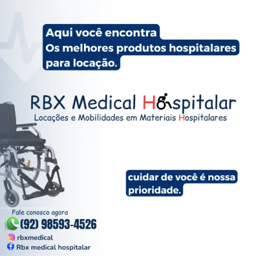 Aluguel de materiais hospitalares em Manaus cadeira de rodas e banho andadores e muletas