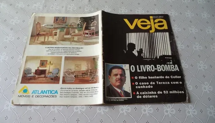 Revista Veja 3 Março 1993. O Livro Bomba.  Para Colecionadores. 