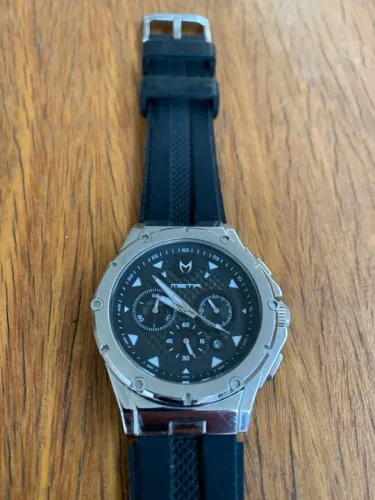 Relógio Meister Mstr Impecável (mesma maquina de Tag Heuer Quartz)