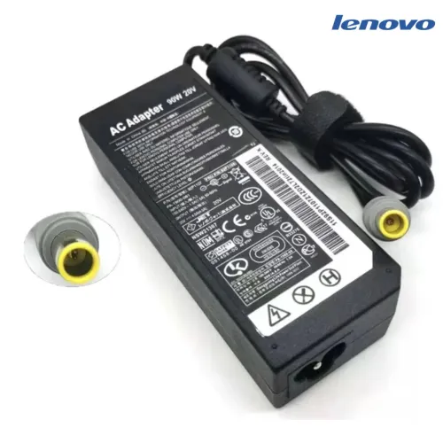 Carregador Para Notebook Lenovo 90W 20V 4.5A Pino Redondo 8.0 X 5.5mm Thinkpad