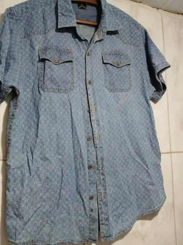 Camisa Jeans Masculina