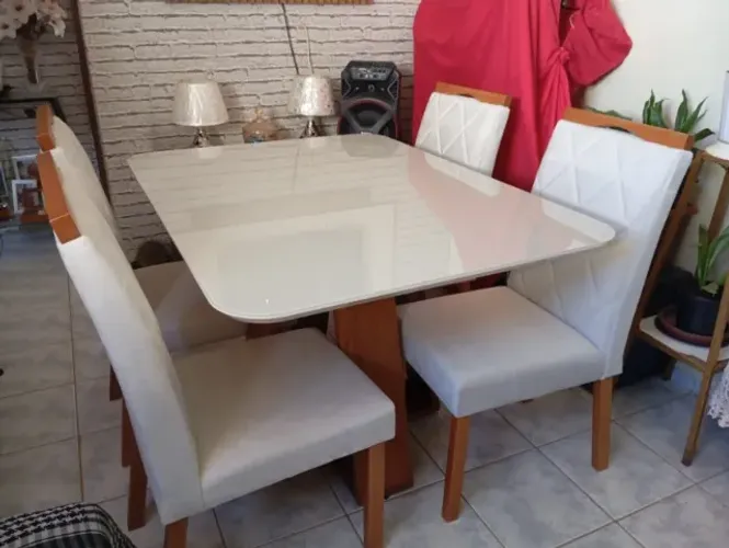 mesa de jantar miami 4 lugares 