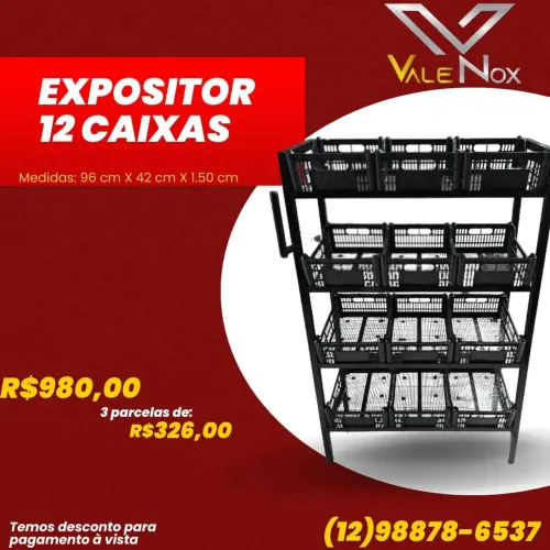 Expositor novo direto da fábrica