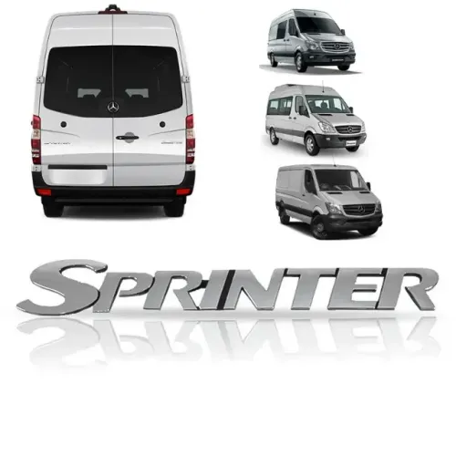 emblema logo mercedes benz sprinter 2012 a 2019 porta traseira - a *4