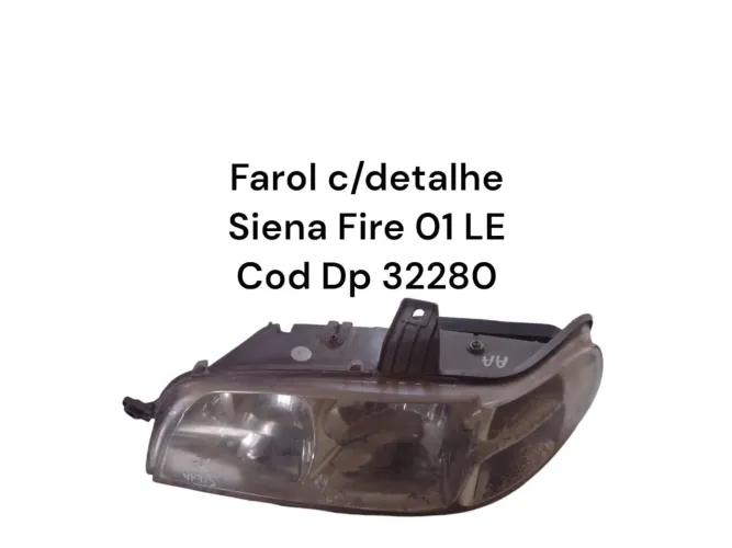 Farol Dianteiro Siena Fire 01 LE - 32280