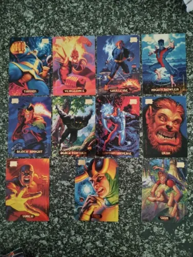 coleção cards marvel masterpieces 1993
