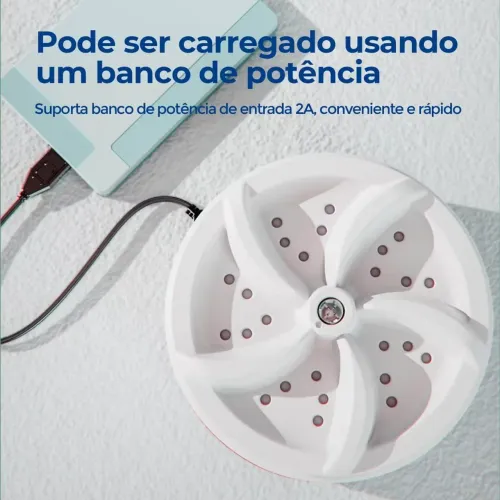 Máquina de Lavar Portátil - Leveza e praticidade!