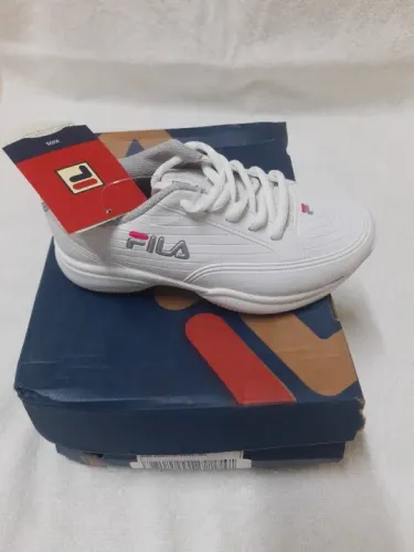 Tênis Infantil Unissex Fila Grand Prix Kids 27 Branco