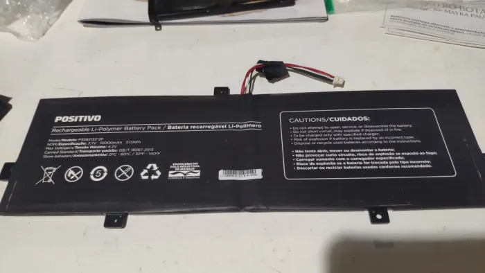 Bateria notebook positivo p3582133*2p 10000mah 4.2v