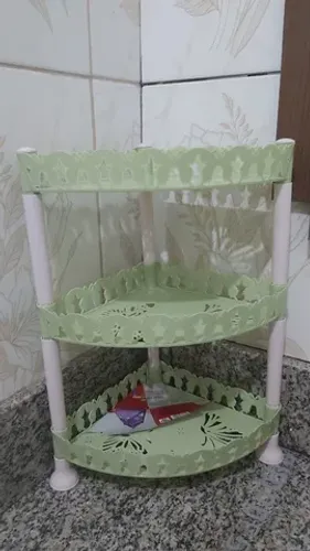 organizador multiuso cesto 3 andares fuy382 futuro 22cmx30cm-verde