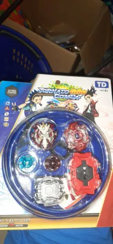 Blayblad com arena 2 Blayblads 2 lançadores