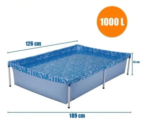 Piscina  de ferro  mil litros 