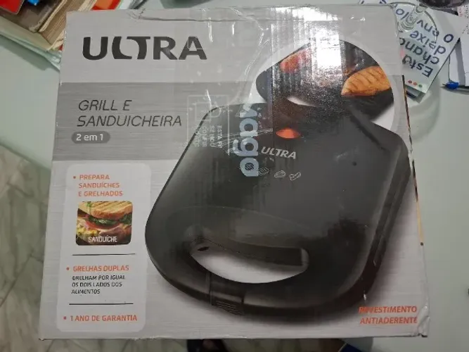 Sanduicheira Grill Ultra S13 - Preto - 110V