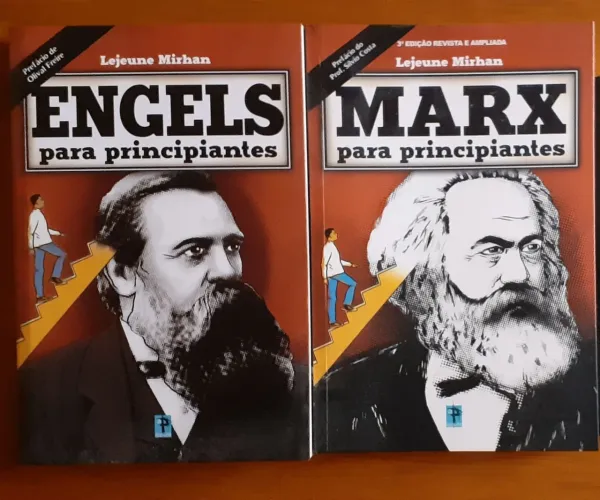 2 Livros Lejeune Mirhan: Marx para Principiantes/Engels para Principiantes  