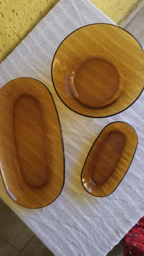 jogo de travessa ambar
