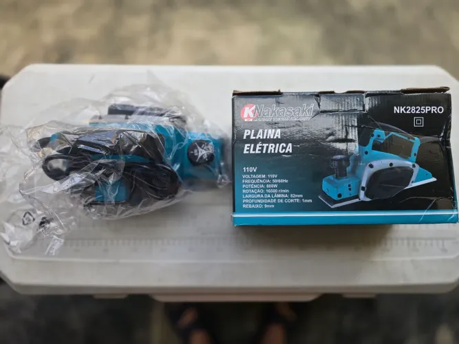 Plaina Elétrica Nakasaki NK2825PRO 110V