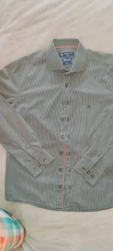 Camisa Social Dudalina fio egicio Sport Slim Fit
