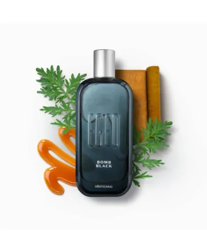 Perfume oboticario egeo bomb black desodorante colônia 