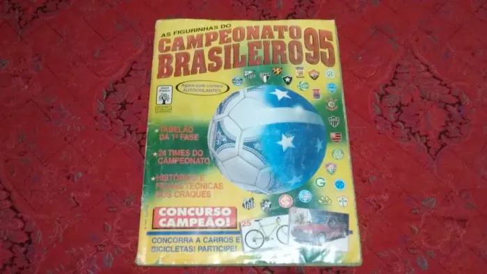 ALBUM DE FIGURINHAS CAMPEONATO BRASILEIRO 1995 COMPLETO