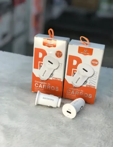 Carregador Veicular 18W Tipo C - WU-F005 - Peining