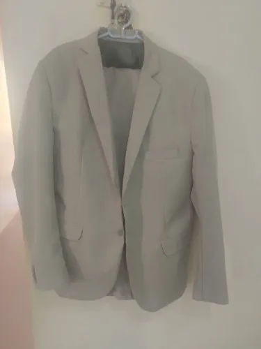 Pra ir Logo!!! Terno Cinza N° 52 $80