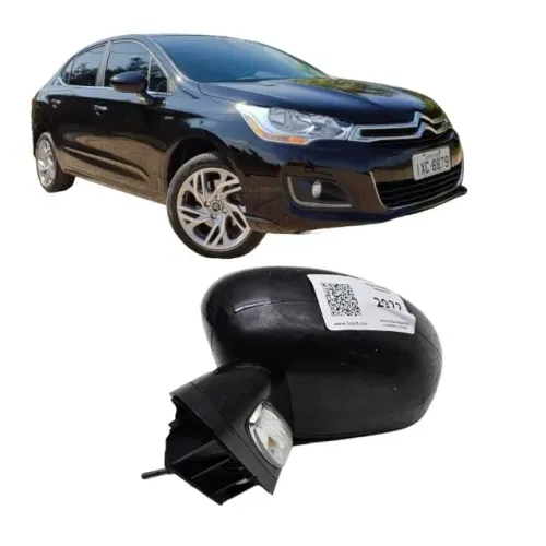 Retrovisor Esquerdo Citroen C4 Lounge Com rebatimento   ETQ2922