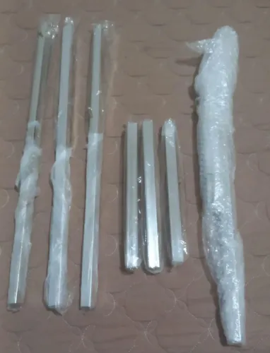 Puxadores de guarda - roupas ou armários kit 06 peças + 02 de brindes com defeitosusados.