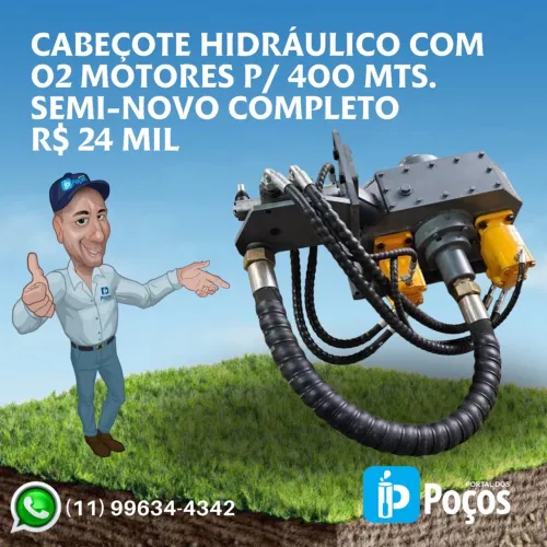 Cabeçote para perfuratriz de poços