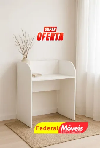Escrivaninha de Atendimento Baía 1,16x0,83 - Elegante, versátil e super durável