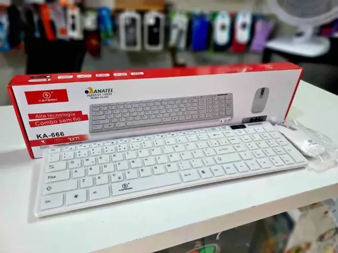 teclado e mouse sem fio