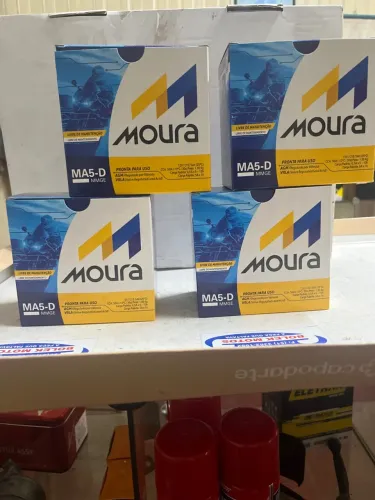 Bateria Moura MA5-D - Nova CG125/150/XR300/Factor 2012