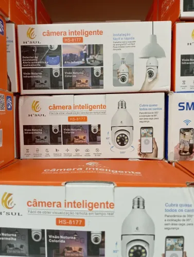 Câmera Inteligente H'SUL HS-8177 - Segurança Residencial