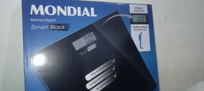 Balança Digital Mundial Smart Black - Nova