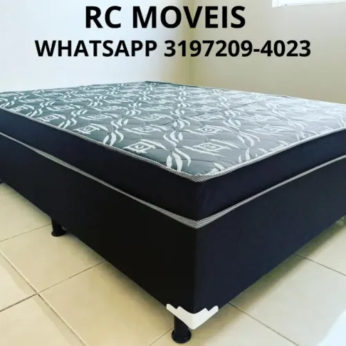 Cama Box Casal OrthoBox com Colchão D33 - Conforto e Durabilidade