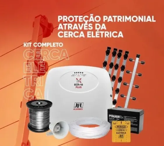 Kit Cerca Elétrica + Concertina + Brinde