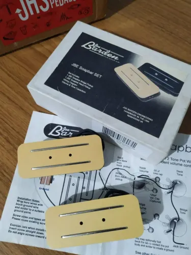 Par Captadores Boutique P90 Joe Barden JBE Soapbar Set Made in USA Feitos a Mão