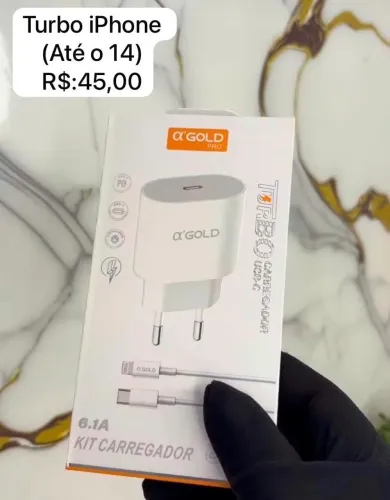 Carregador para iPhone 30w turbo