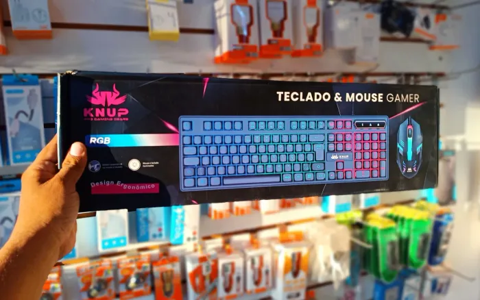 Teclado e Mouse Gamer Knup RGB ? Entrega em São Luís e região