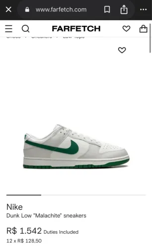 Nike Dunk Low Malachite - Original Tam 42