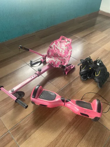 Diversão Completa ! Hoverboard + Hover Kart + Patins Rollerblade + Capacete GRÁTIS! ?