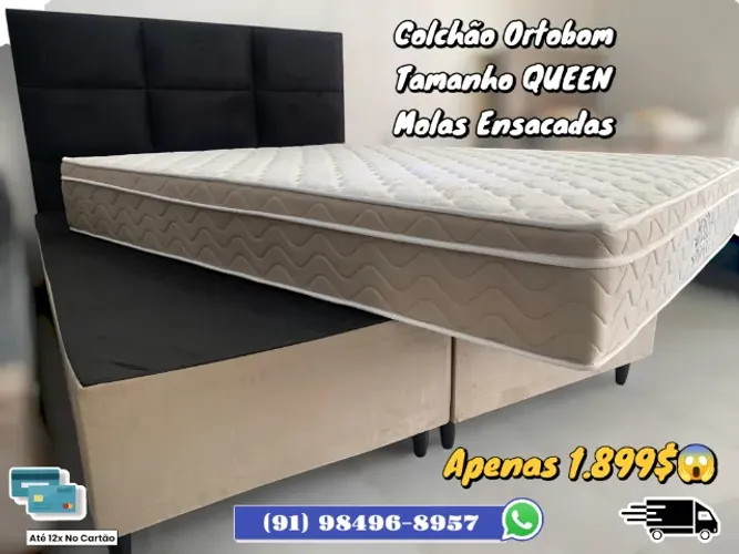 COLCHÃO QUEEN ORTOBOM MOLAS ENSACADAS