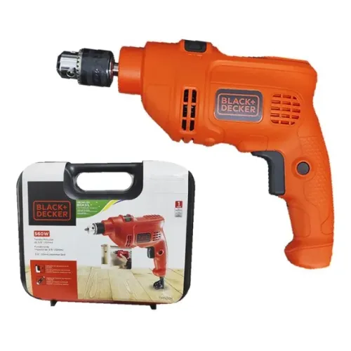 Furadeira de Impacto BLACK+DECKER 13mm com maleta